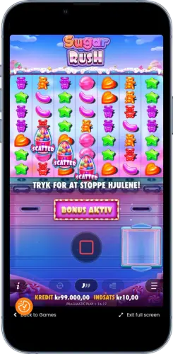 Bonus buy funktion i Sugar Rush