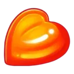 Sugar Rush Hjerteformet slik