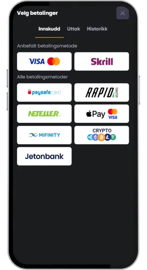 Insättningsmetoder för Sugar Rush i SEK