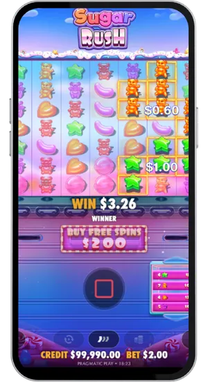 Starta Sugar Rush spelet