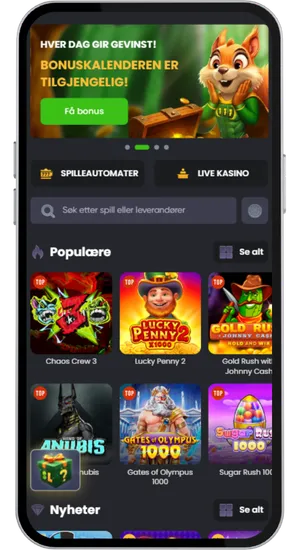 Sugar Rush online casino lobby i Sverige